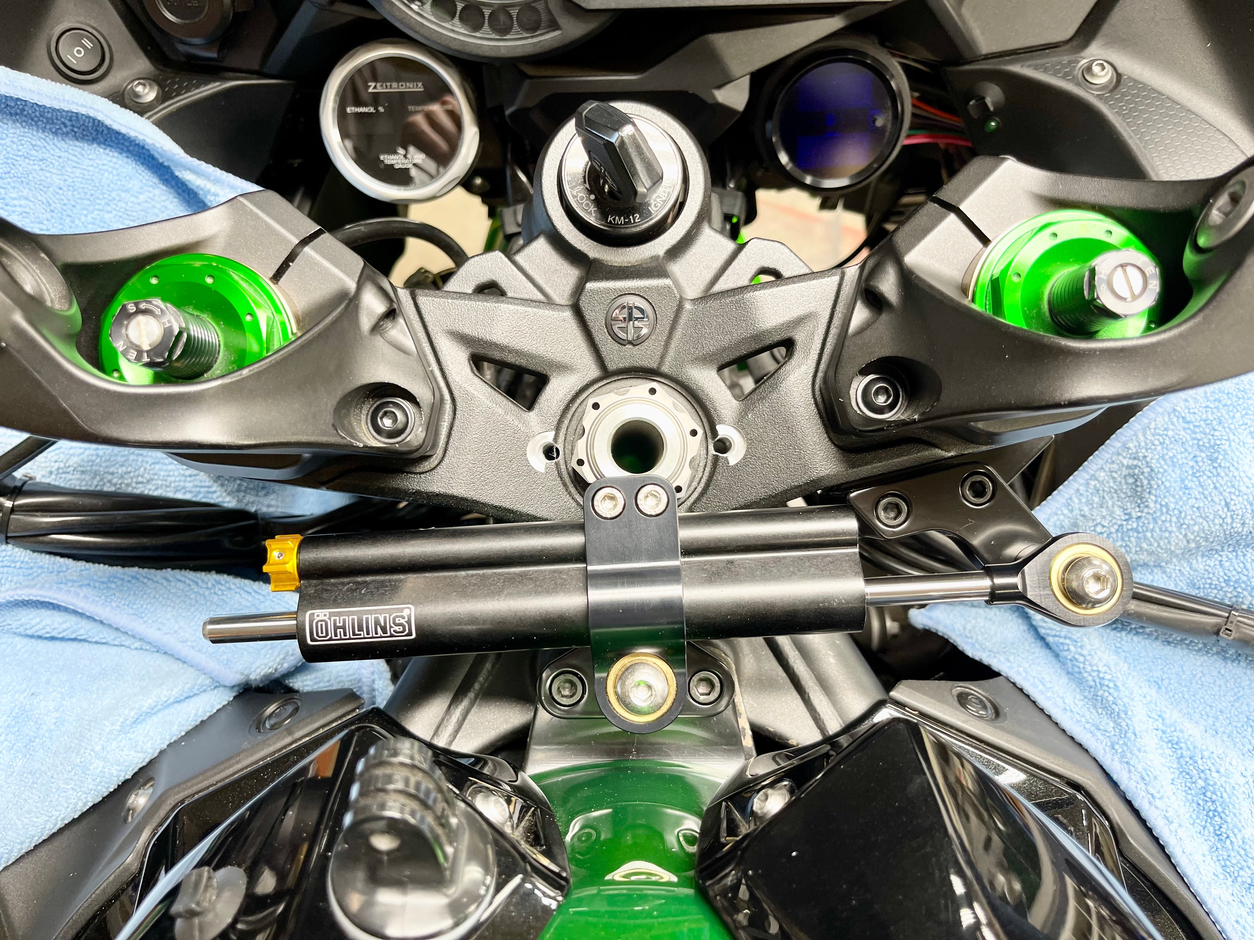 Kawasaki Ninja H2 SX Ohlins Steering Damper Mount Kit – BAM Performance LLC