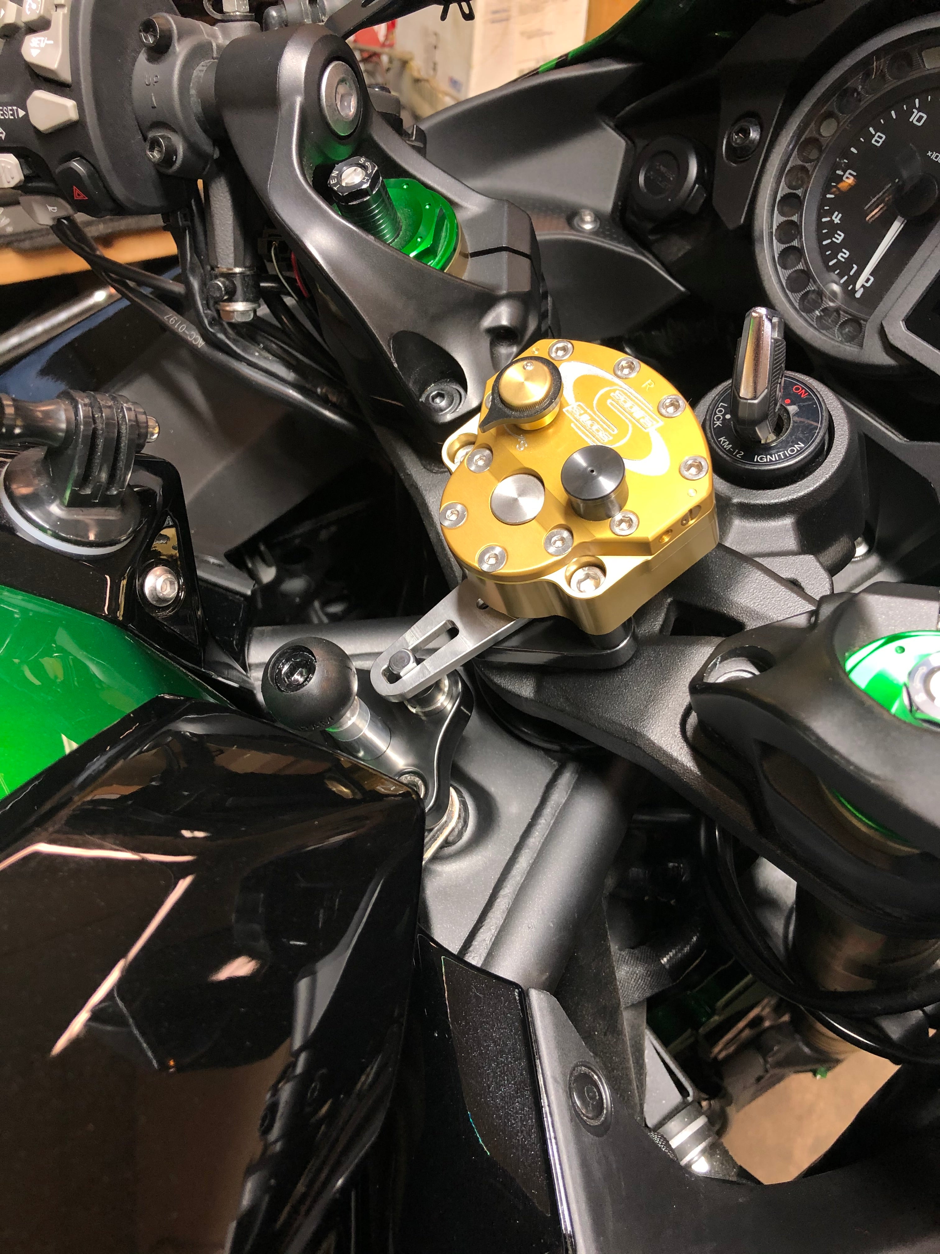 Ninja 300 clearance ram mount